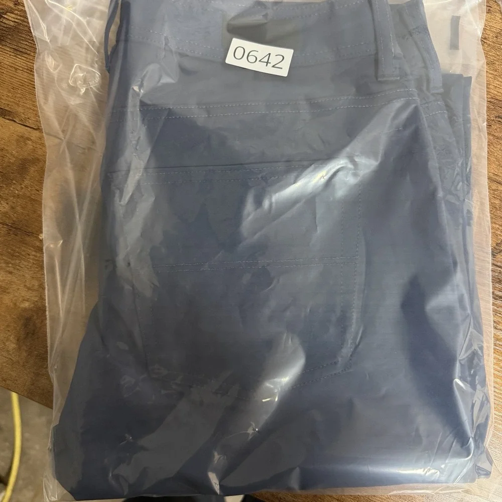 Rhone Commuter 5 Pocket Pants Mens 30 Navy Slim Performance Stretch Travel Blue